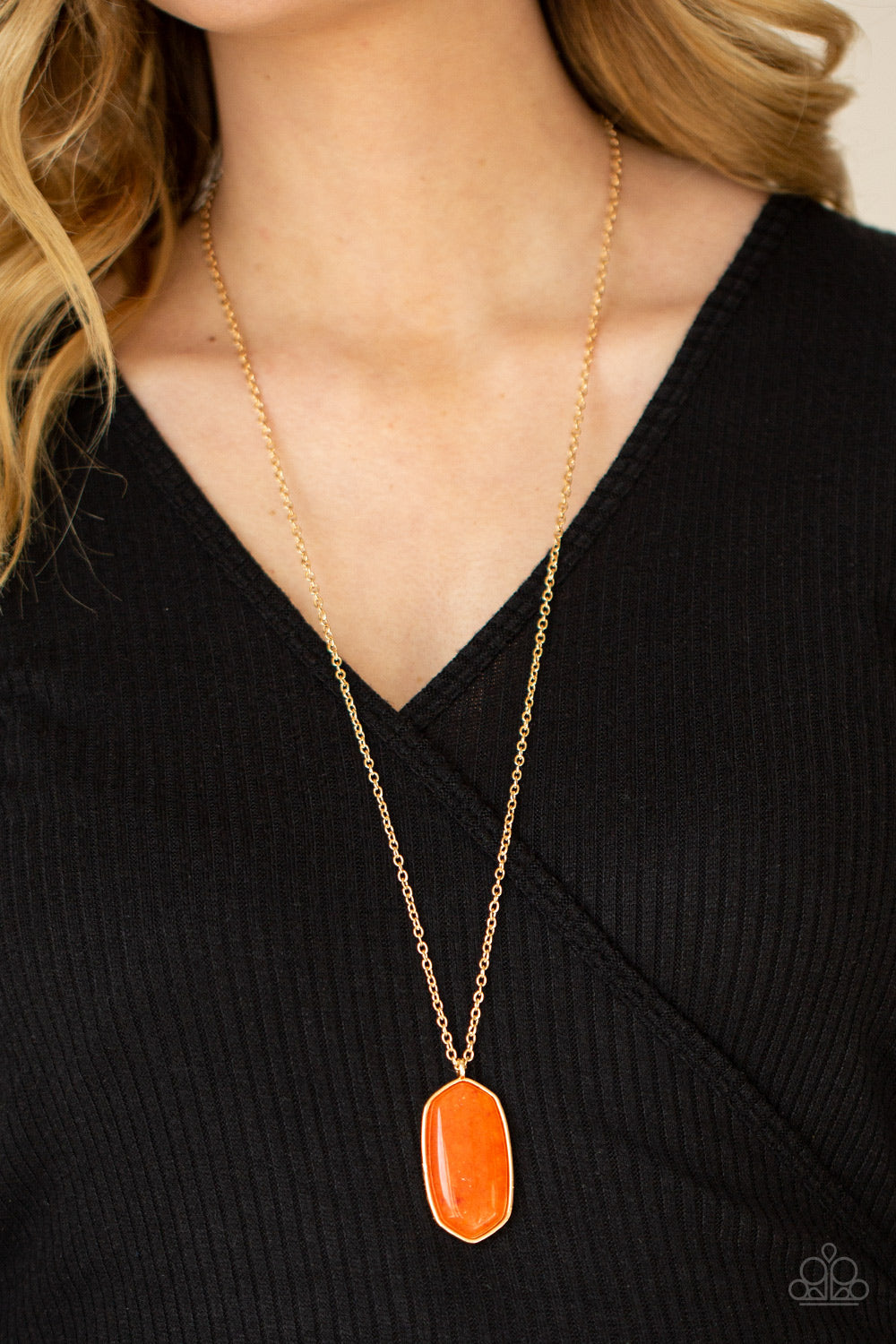 Paparazzi ♥ Elemental Elegance - Orange ♥  Necklace