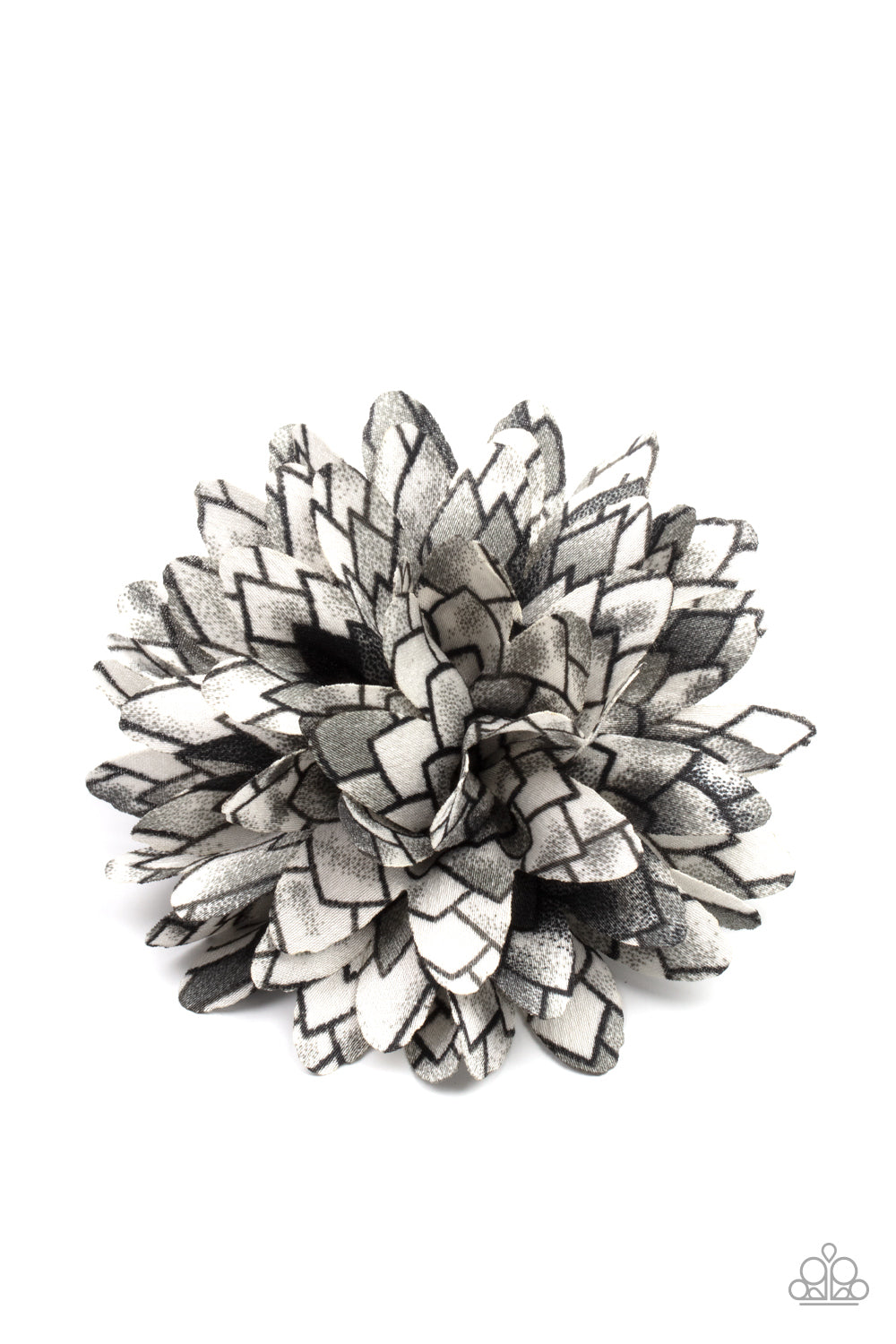 Paparazzi ♥ Vanguard Gardens - Black ♥  Hair Clip