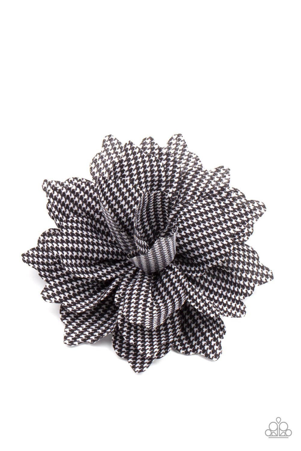 Paparazzi ♥ Plaid Prairies - Black ♥  Hair Clip