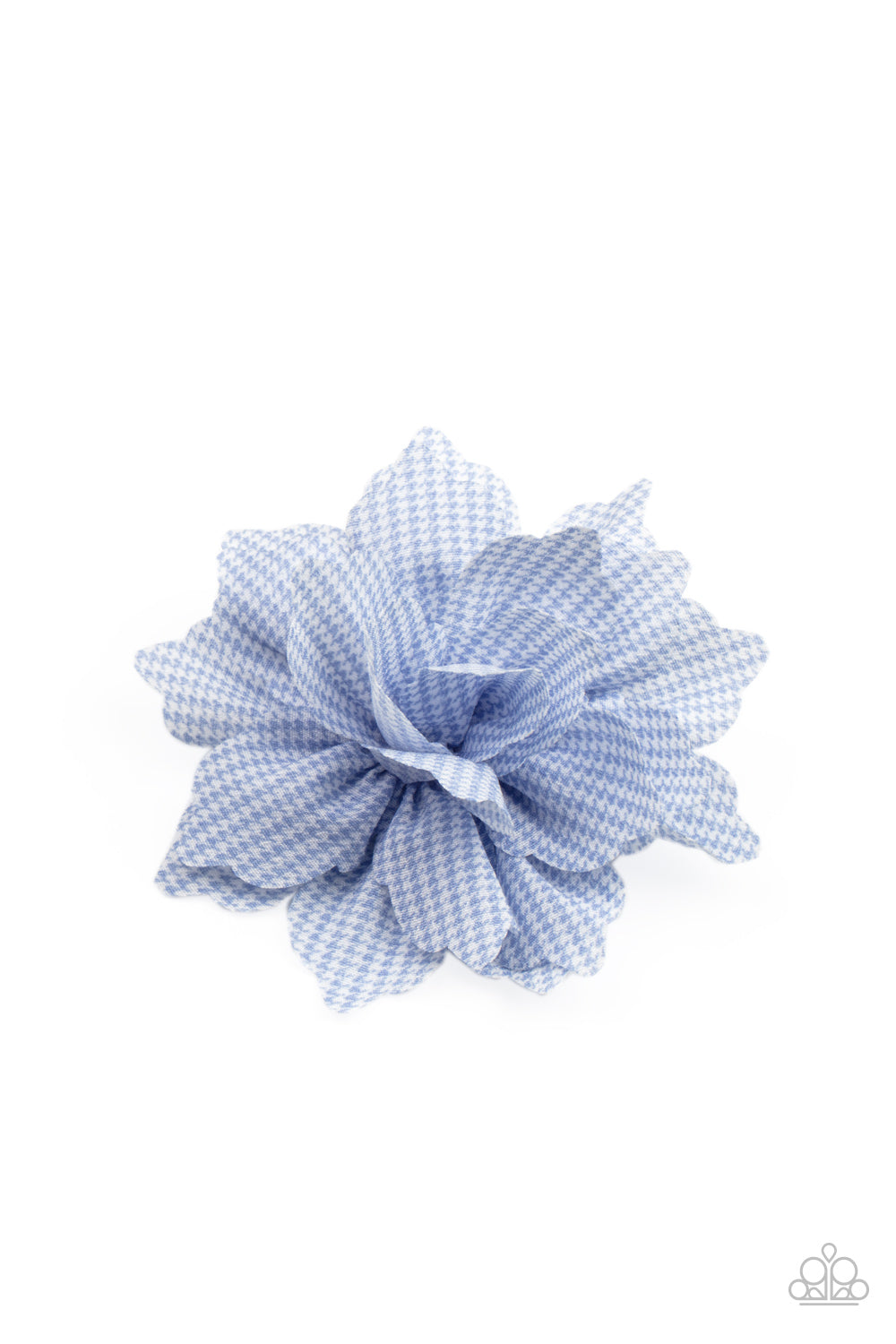 Paparazzi ♥ Plaid Prairies - Blue ♥  Hair Clip