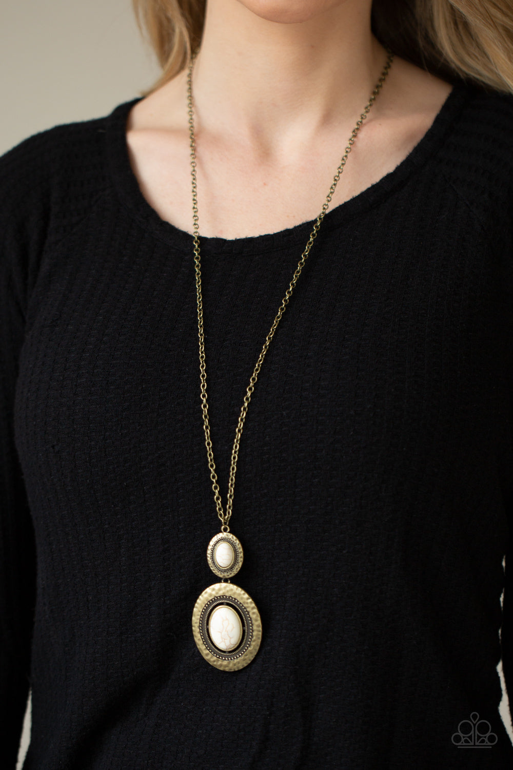 Paparazzi ♥ Southern Opera - Brass ♥  Necklace