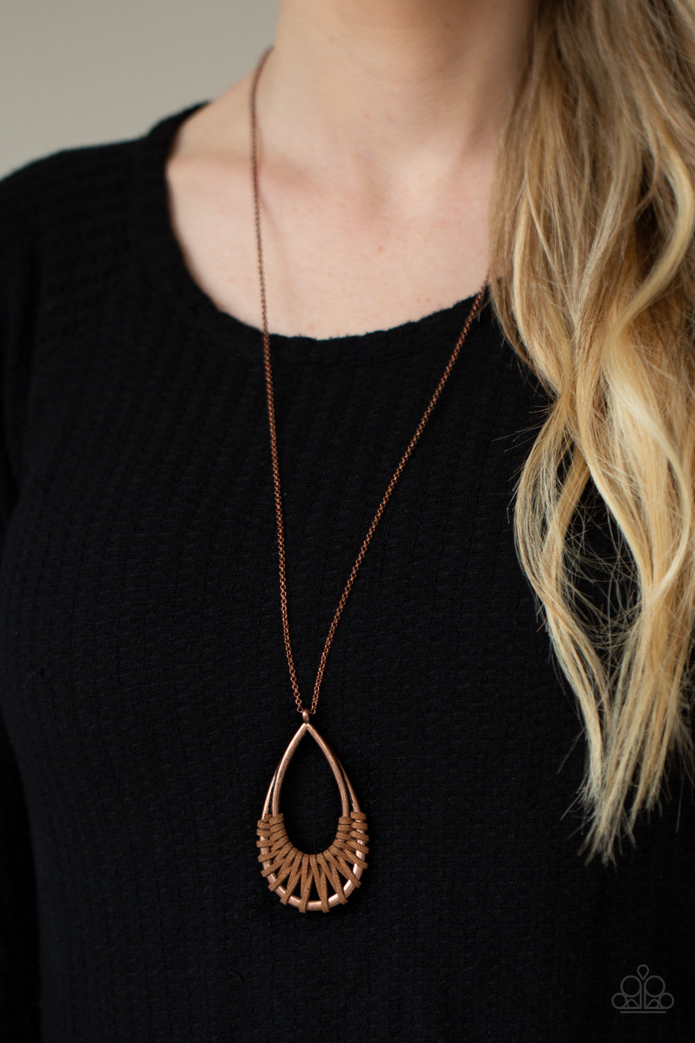 Paparazzi ♥ Homespun Artifact - Copper ♥  Necklace