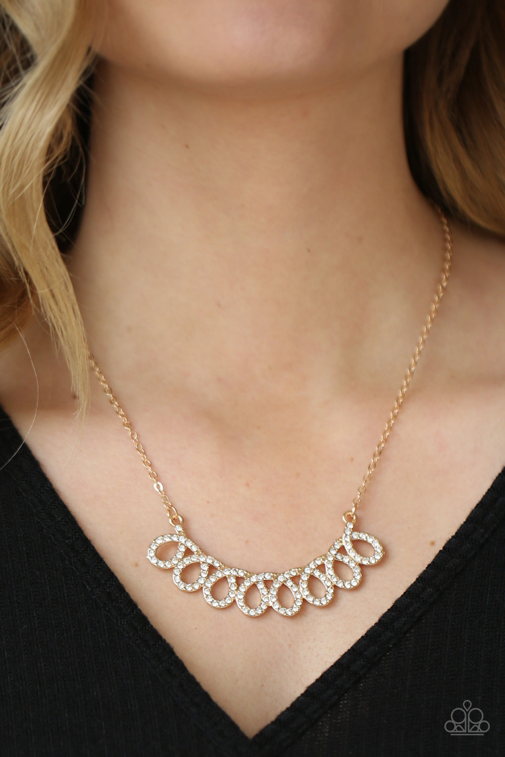 Paparazzi ♥ Timeless Trimmings - Gold ♥  Necklace