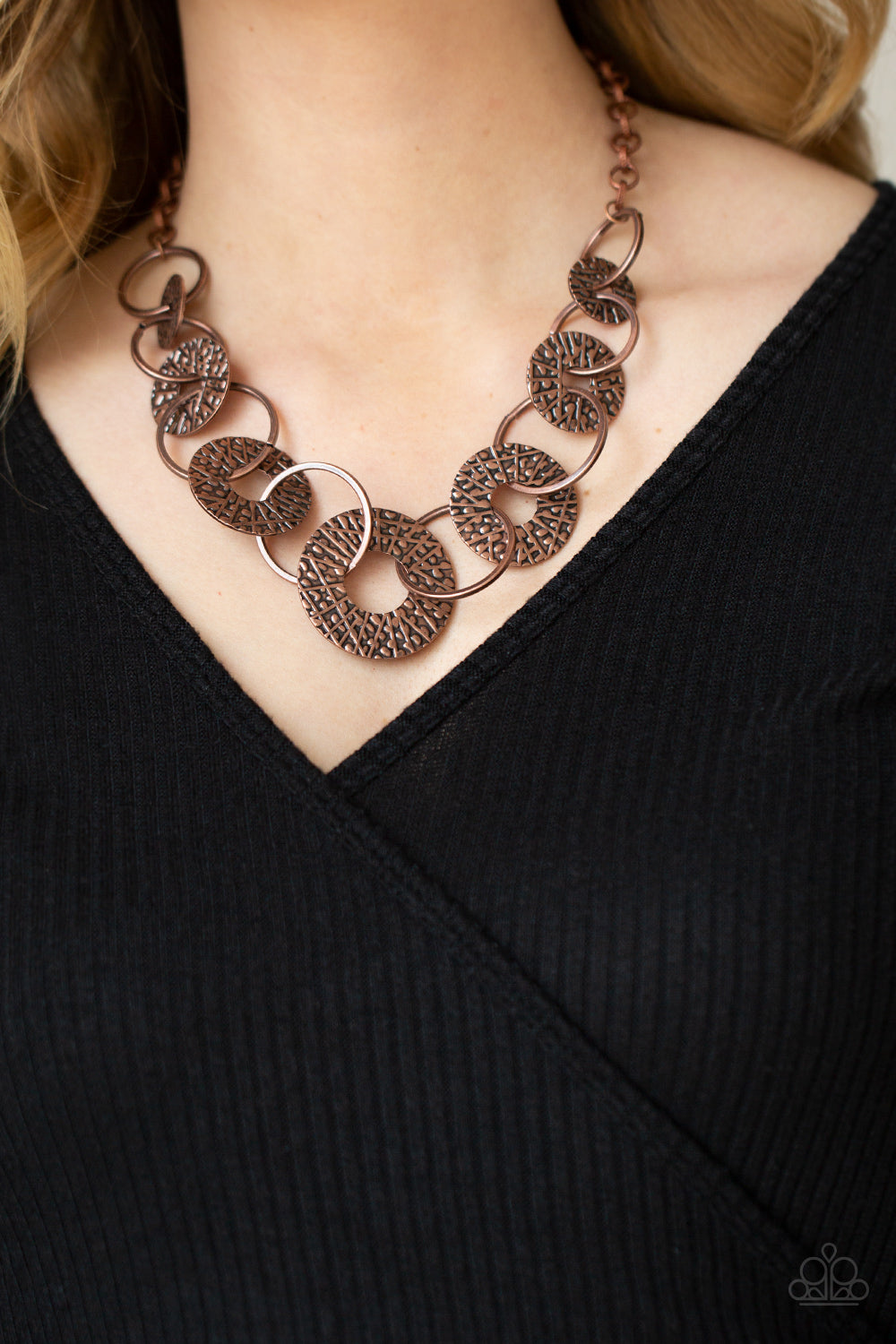Paparazzi ♥ Industrial Envy - Copper ♥  Necklace