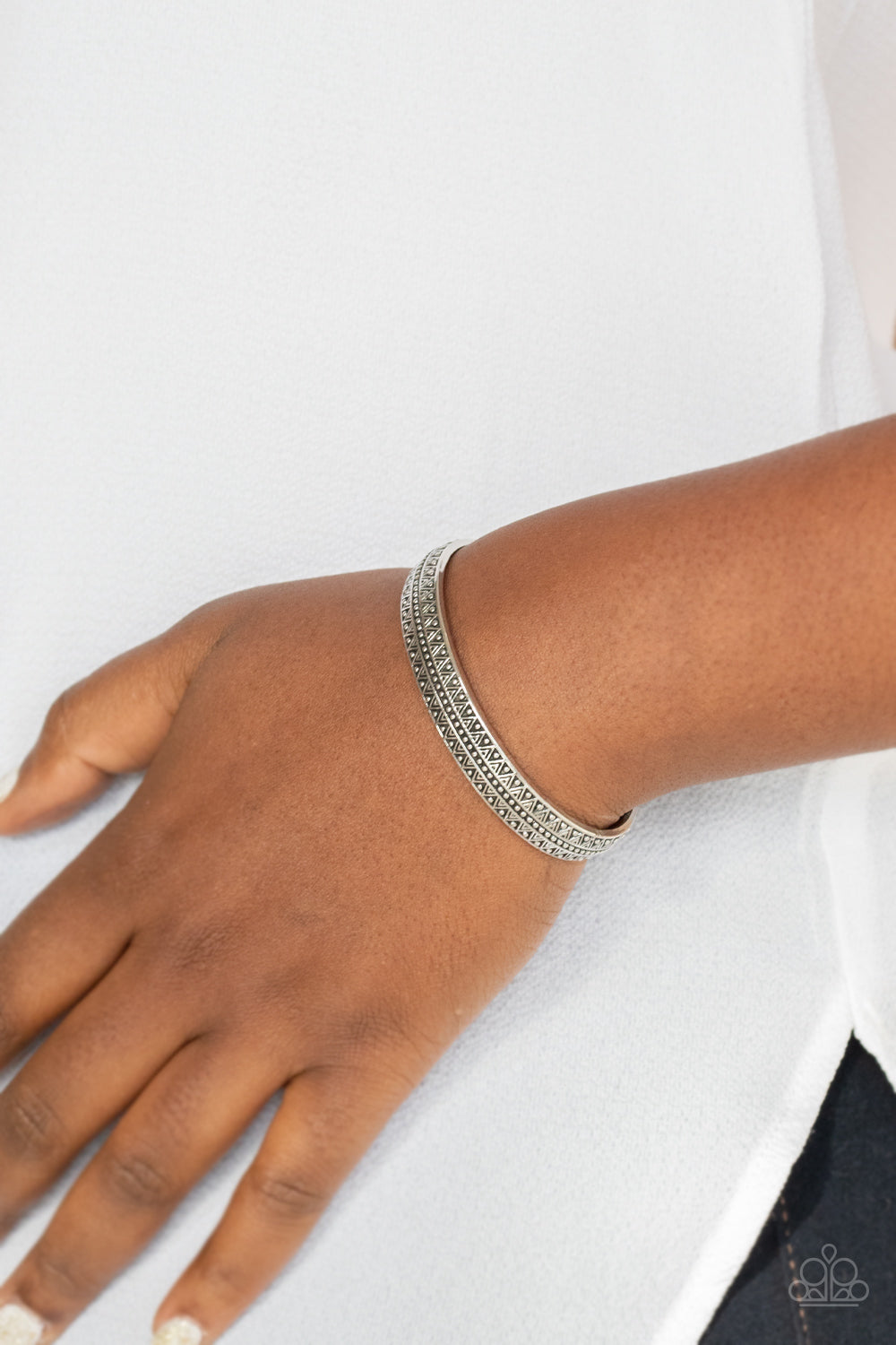 Paparazzi ♥ Peak Conditions - Silver ♥  Bracelet