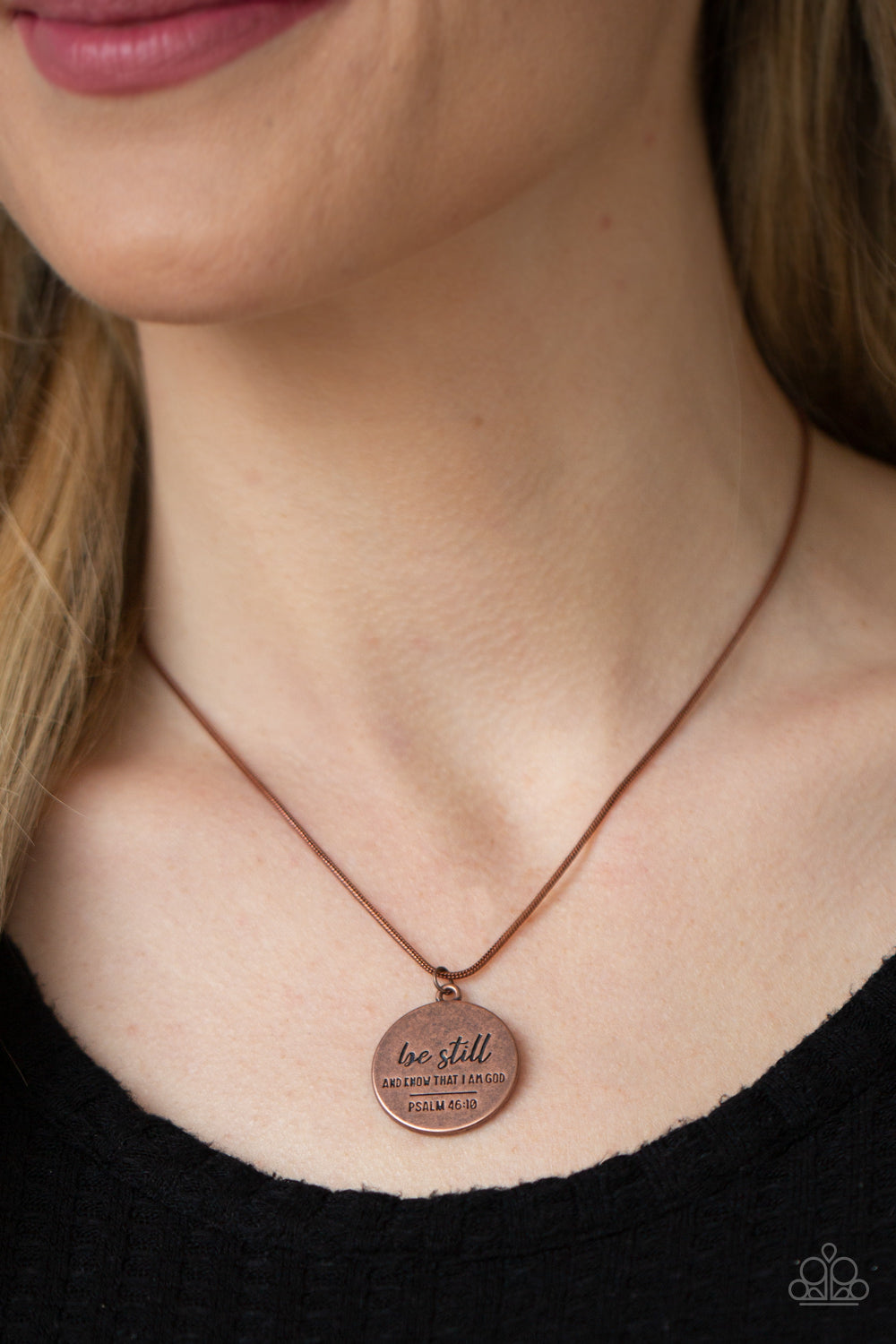 Paparazzi ♥ Be Still - Copper ♥  Necklace