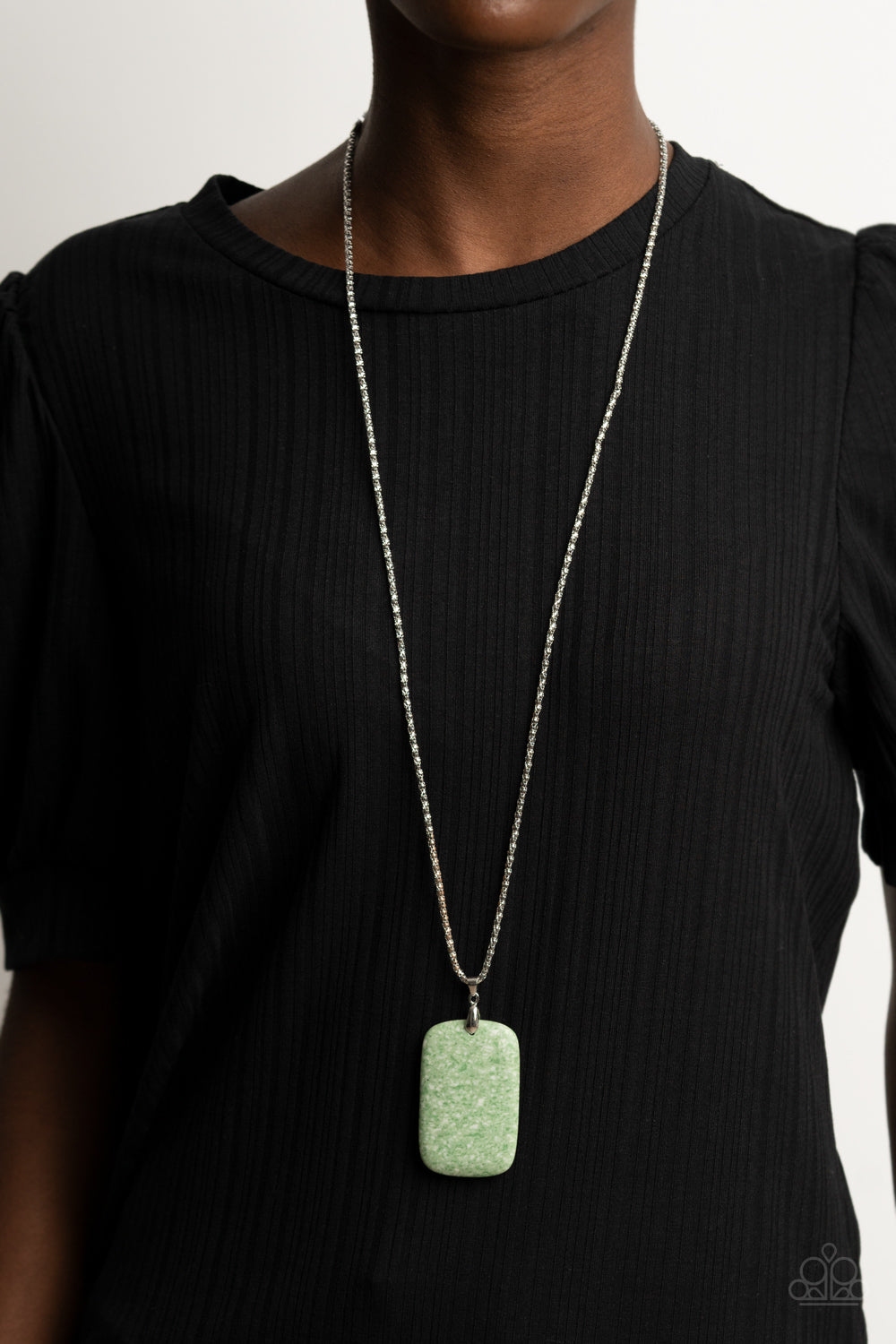 Paparazzi ♥ Fundamentally Funky - Green ♥  Necklace