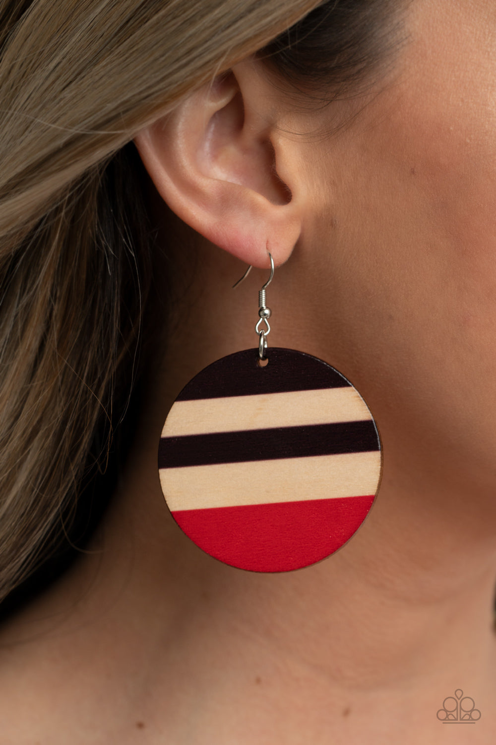 Paparazzi ♥ Yacht Party - Red ♥  Earrings