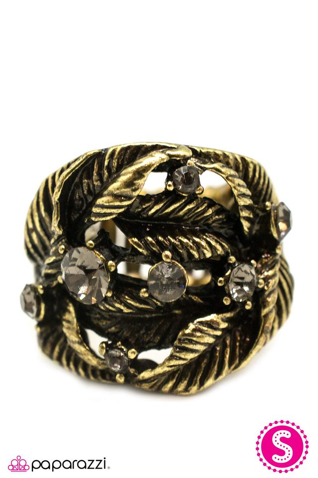 Paparazzi ♥ Love Me or LEAF Me - Brass ♥ Ring