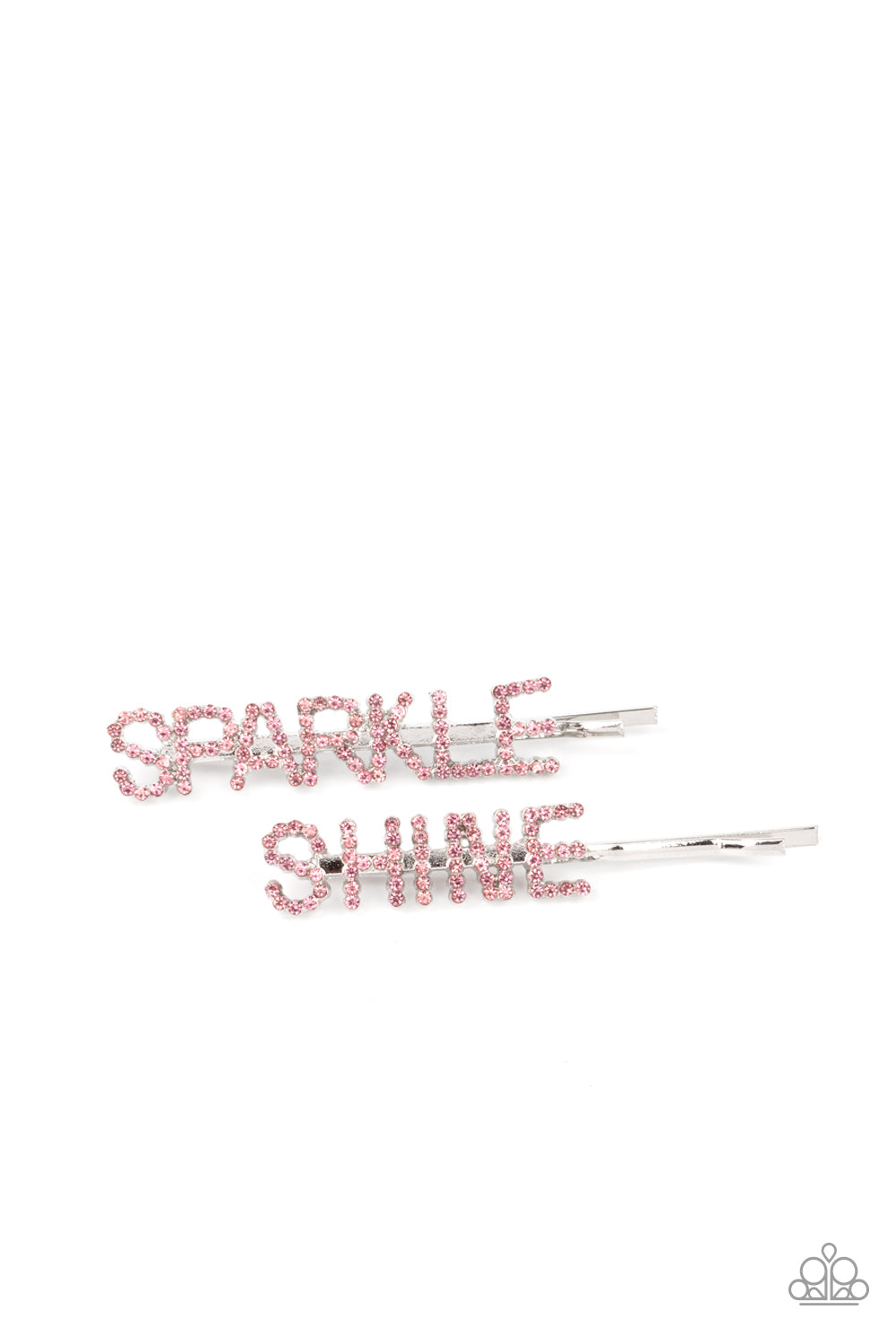 Paparazzi ♥ Center of the SPARKLE-verse - Pink ♥  Hair Clip