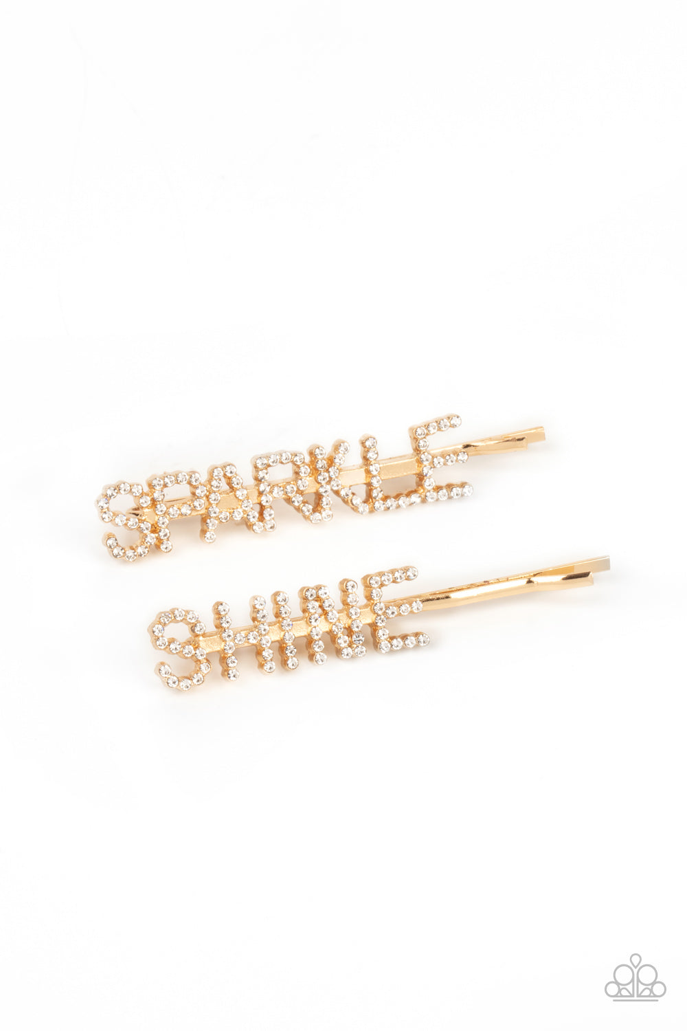 Paparazzi ♥ Center of the SPARKLE-verse - Gold ♥  Hair Clip