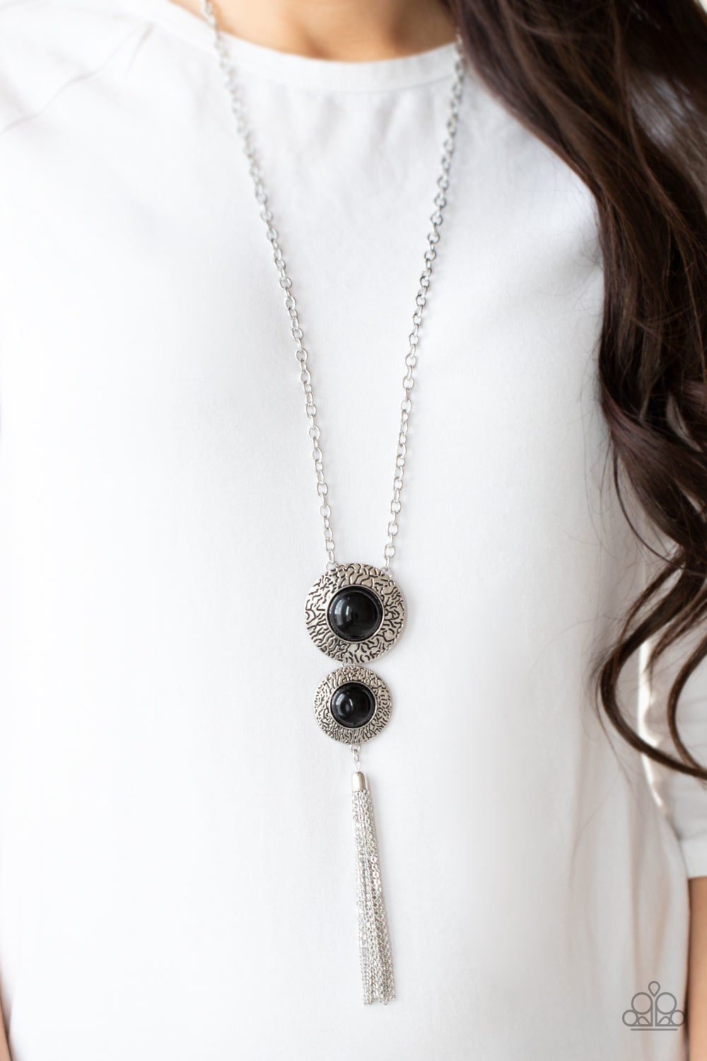 Paparazzi ♥ Abstract Artistry - Black ♥  Necklace