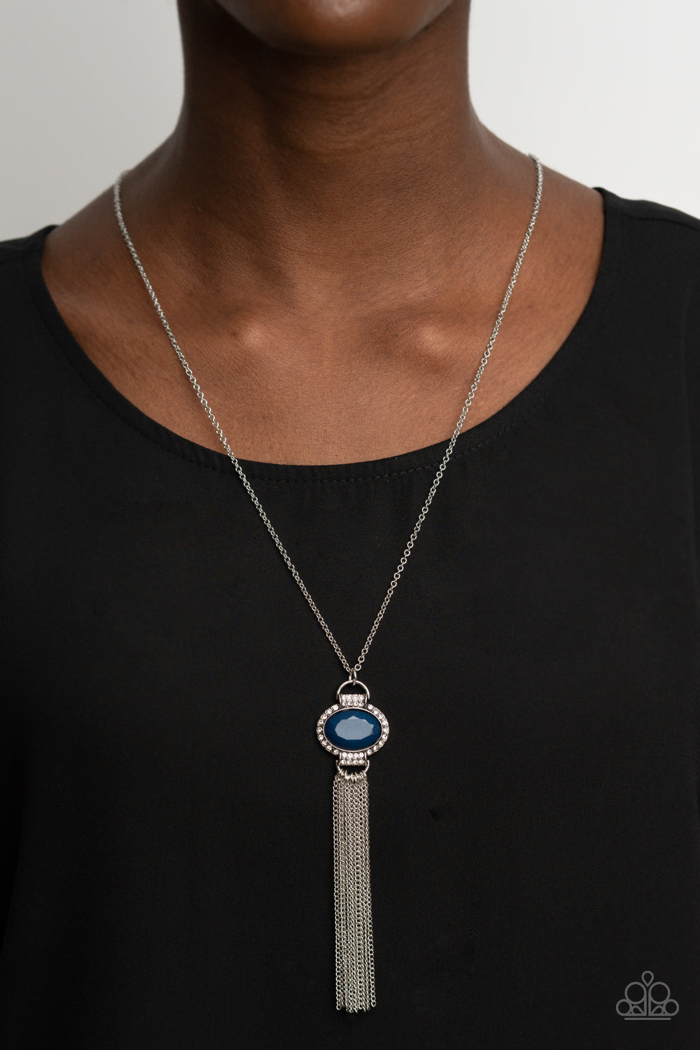 Paparazzi ♥ What GLOWS Up - Blue ♥  Necklace