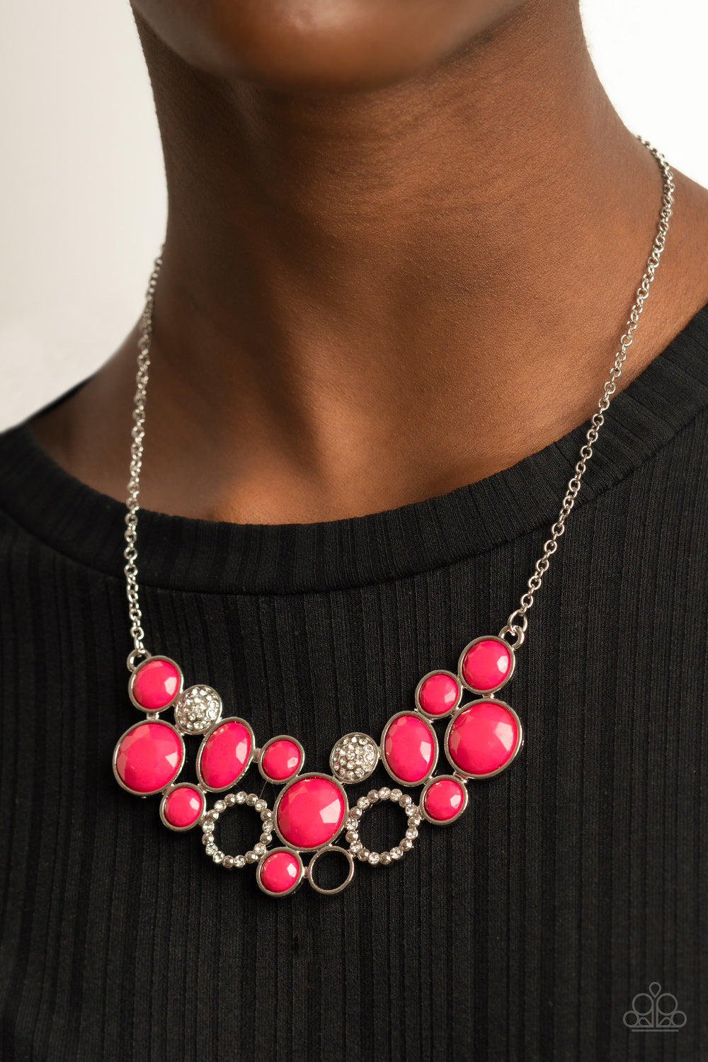Paparazzi ♥ Extra Eloquent - Pink ♥  Necklace