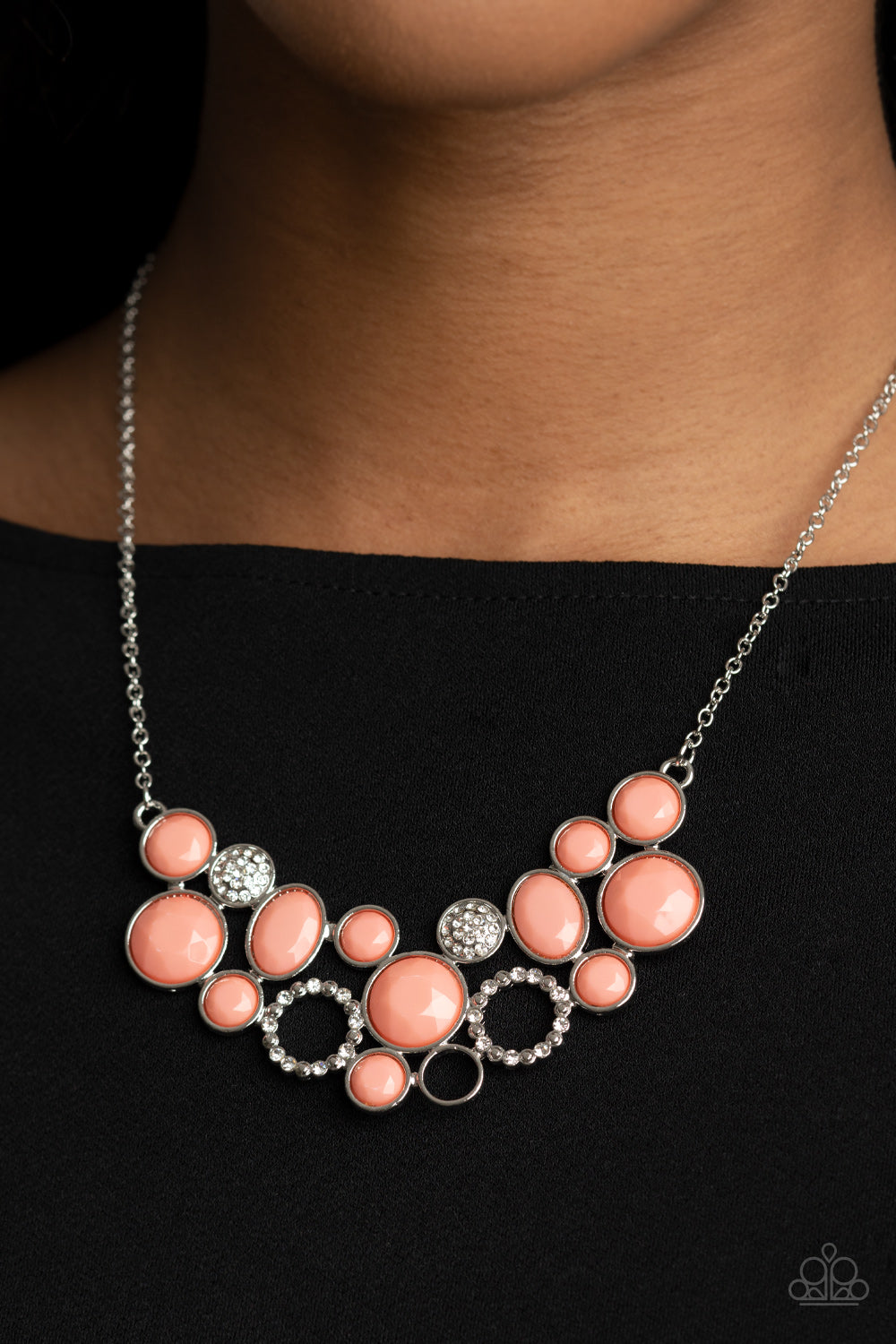 Paparazzi ♥ Extra Eloquent - Orange ♥  Necklace