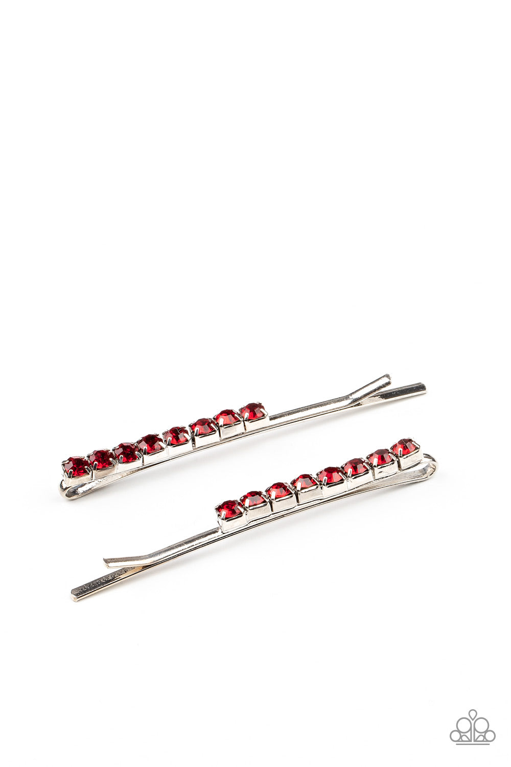 Paparazzi ♥ Satisfactory Sparkle - Red ♥  Hair Clip