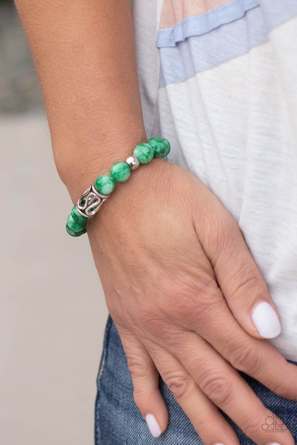 Paparazzi ♥ Soothes The Soul - Green ♥  Bracelet