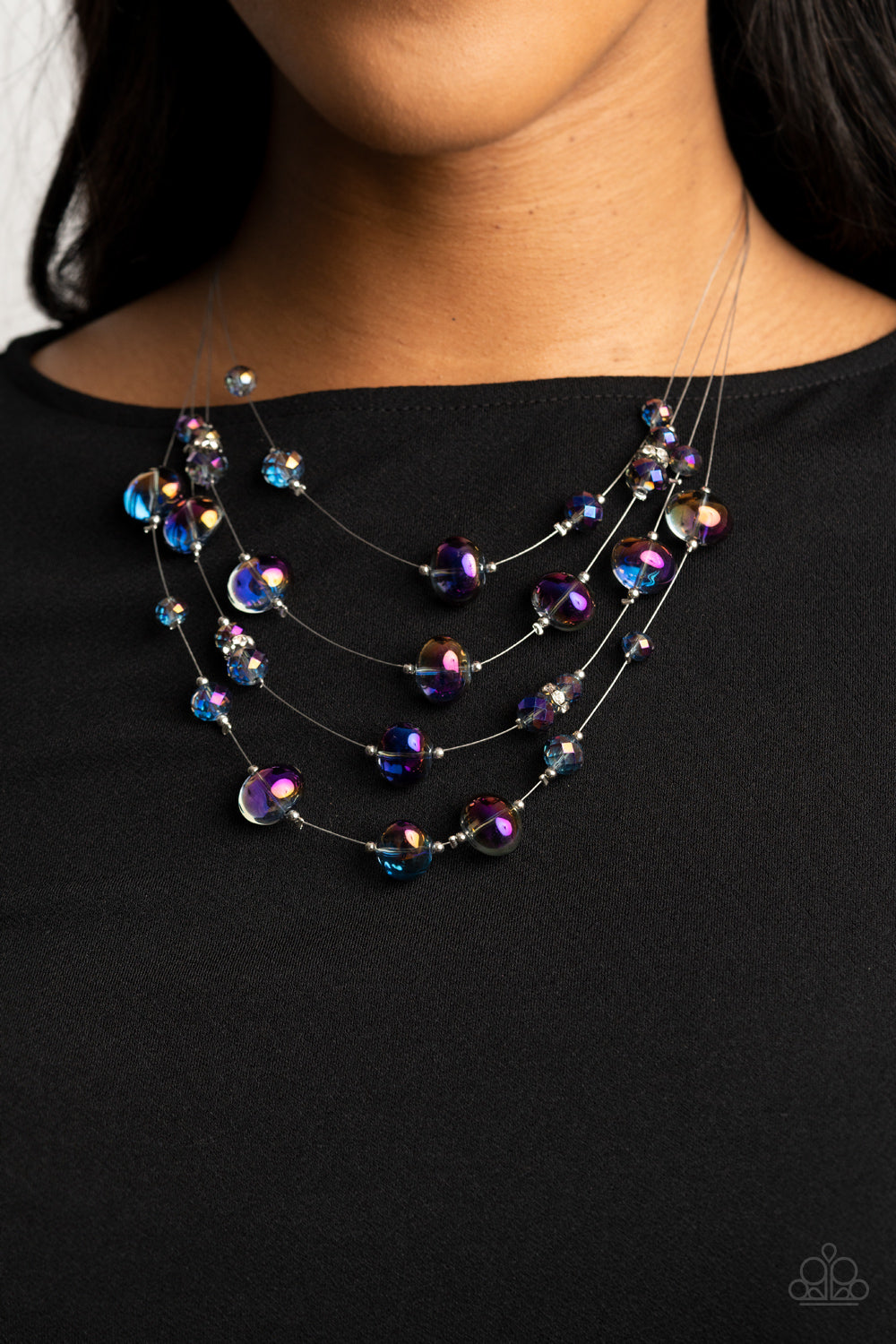 Paparazzi ♥ Cosmic Real Estate - Multi ♥  Necklace