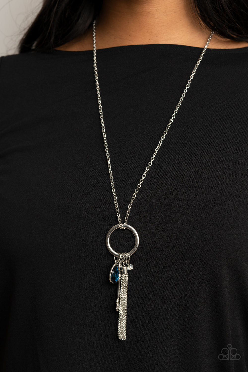 Paparazzi ♥ Unlock Your Sparkle - Blue ♥  Necklace