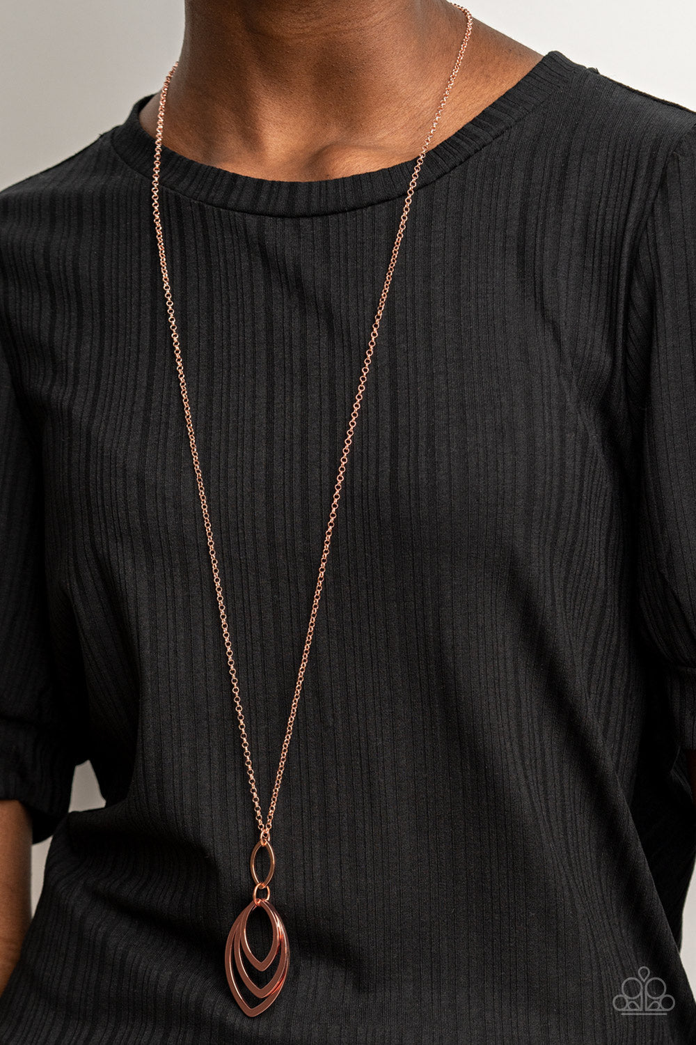 Paparazzi ♥ Dizzying Definition - Copper ♥  Necklace