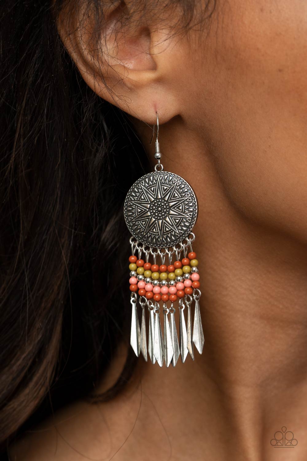Paparazzi ♥ Sun Warrior - Multi ♥  Earrings