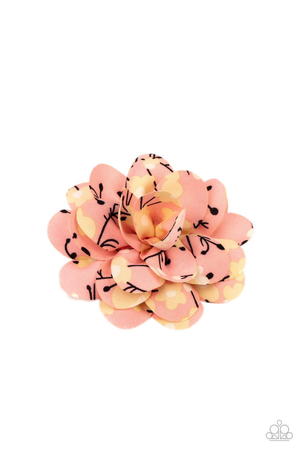 Paparazzi ♥ Springtime Eden - Orange ♥  Hair Clip