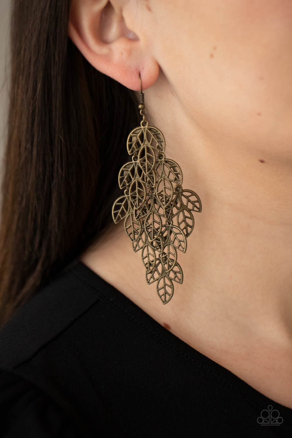 Paparazzi ♥ The Shakedown - Brass ♥  Earrings