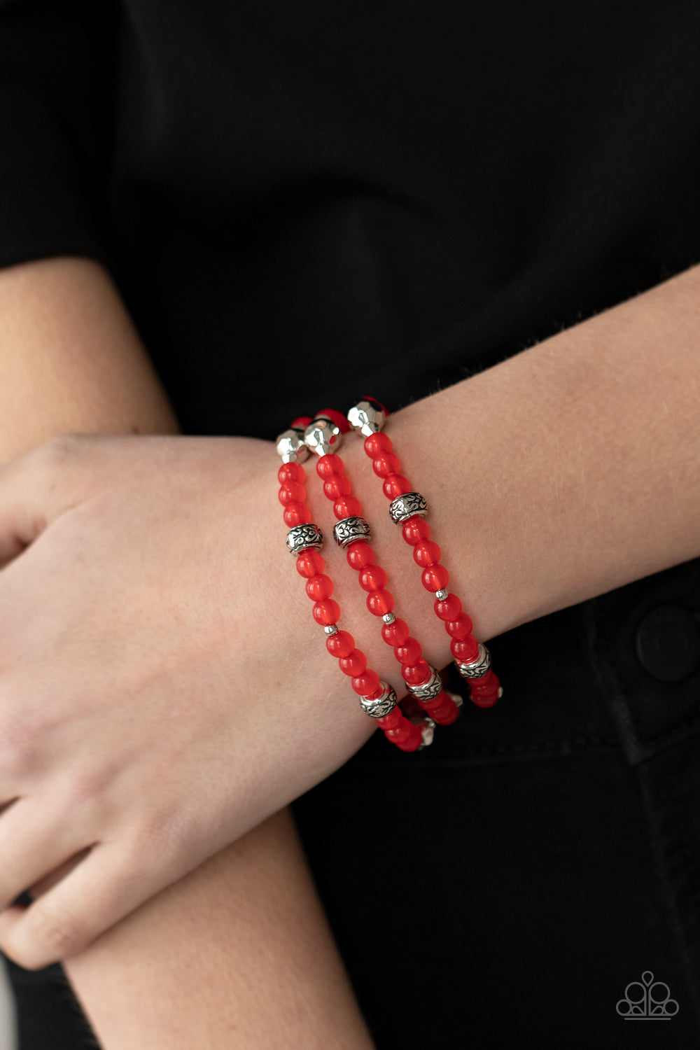 Paparazzi ♥ Here to STAYCATION - Red ♥  Bracelet