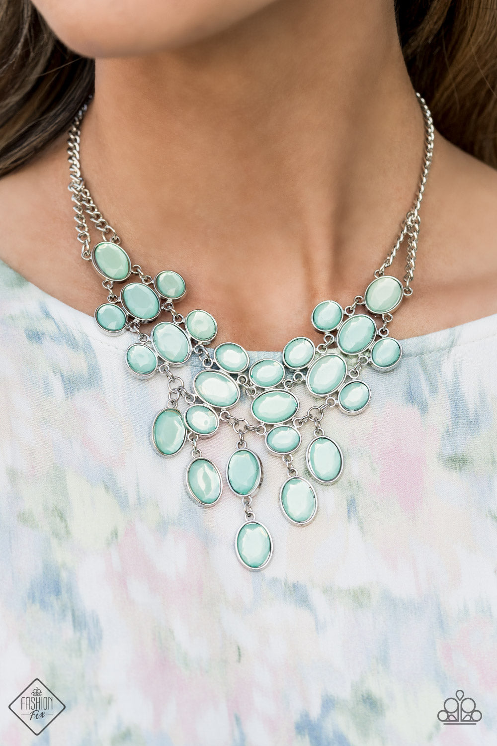 Paparazzi ♥ Serene Gleam - Blue ♥  Necklace