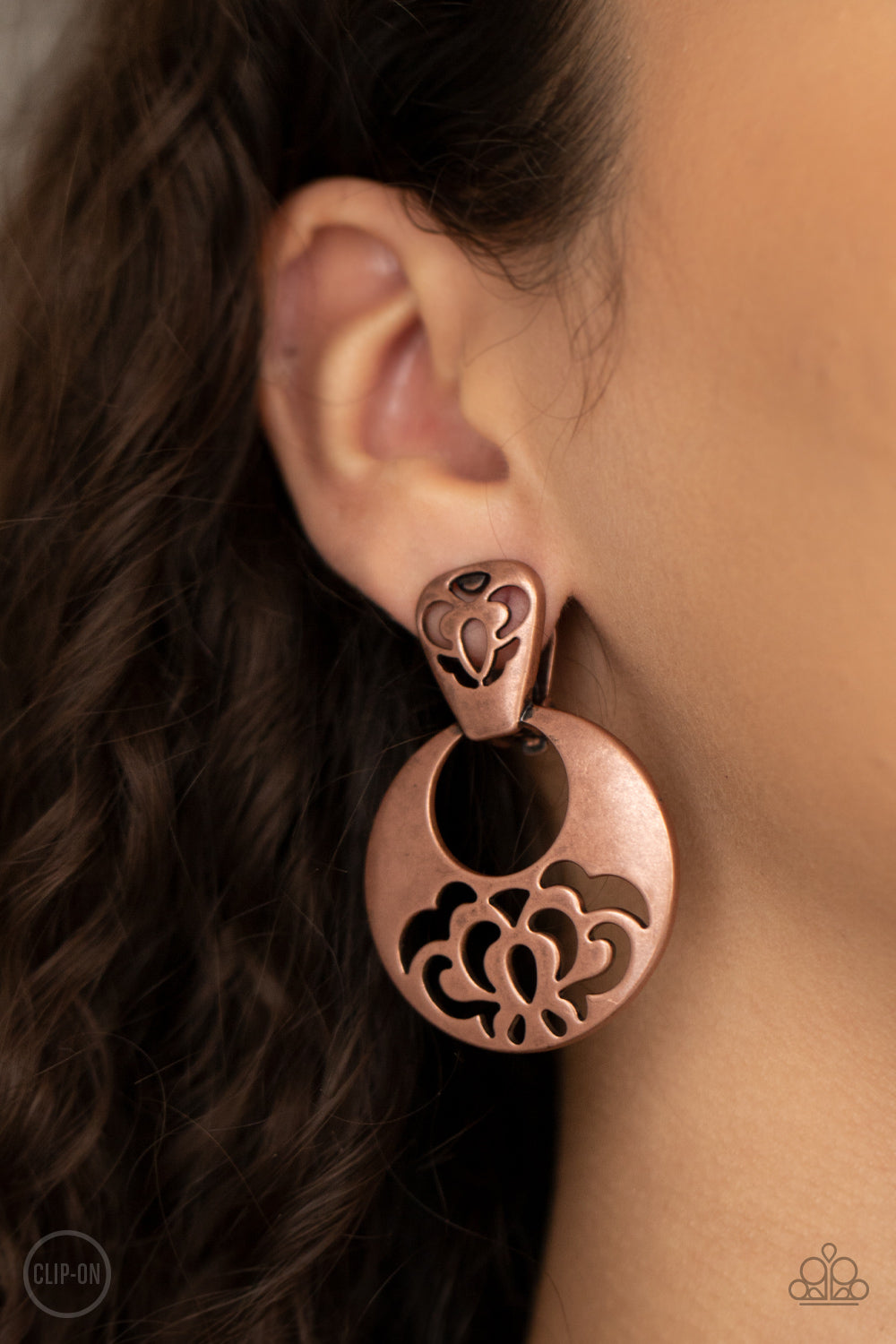 Paparazzi ♥ Industrial Eden - Copper ♥  Clip-On