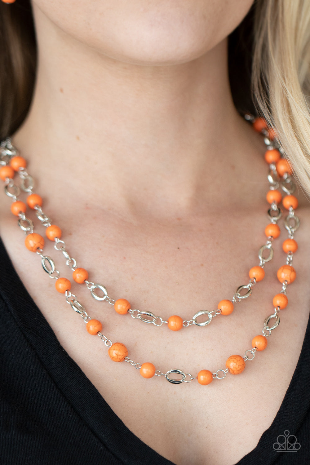 Paparazzi ♥ Essentially Earthy - Orange ♥  Necklace