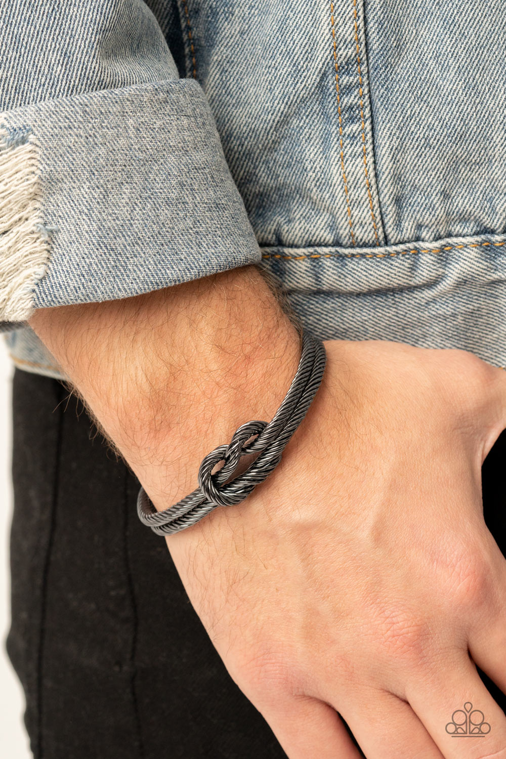 Paparazzi ♥ Nautical Grunge - Black ♥  Mens Bracelet