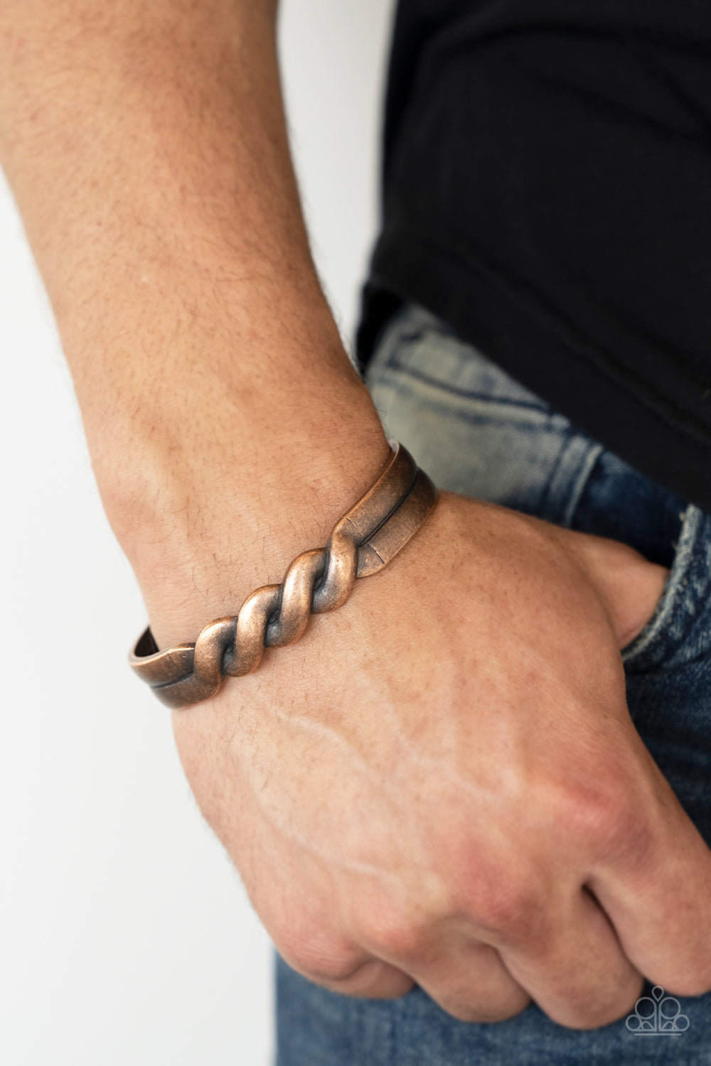 Paparazzi ♥ Metro Machine - Copper ♥  Mens Bracelet