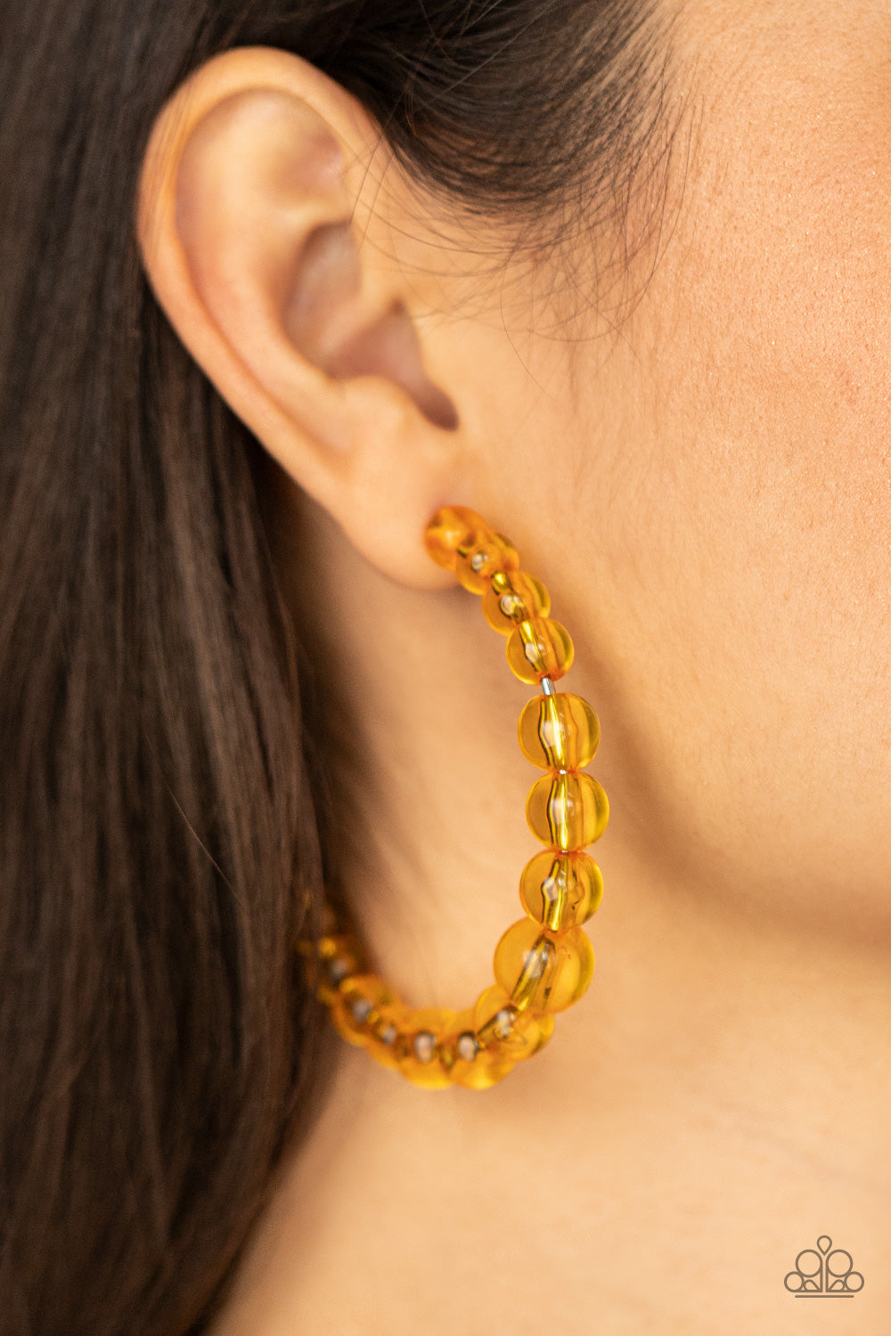 Paparazzi ♥ In The Clear - Orange ♥  Earrings
