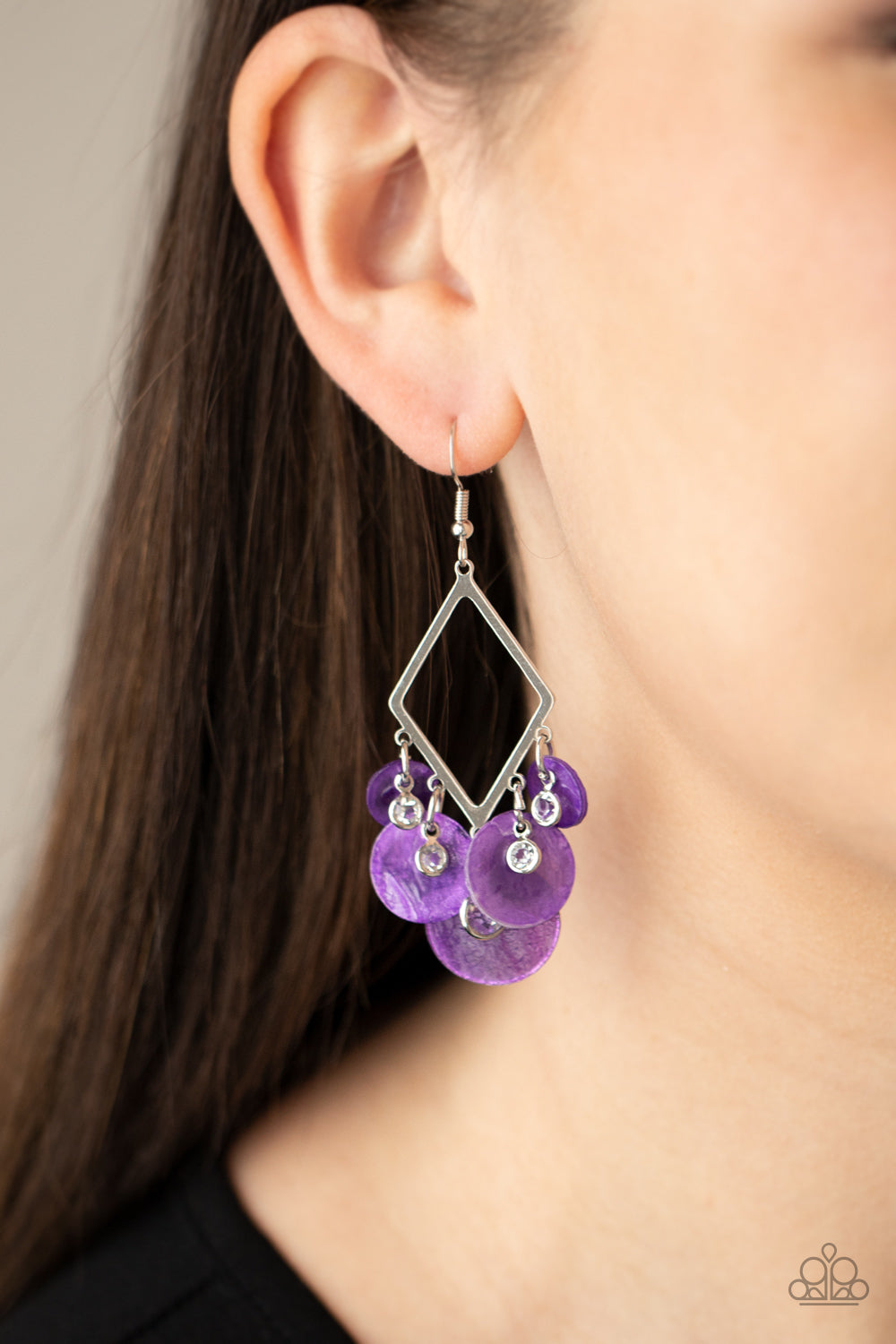 Paparazzi ♥ Pomp And Circumstance - Purple ♥  Earrings