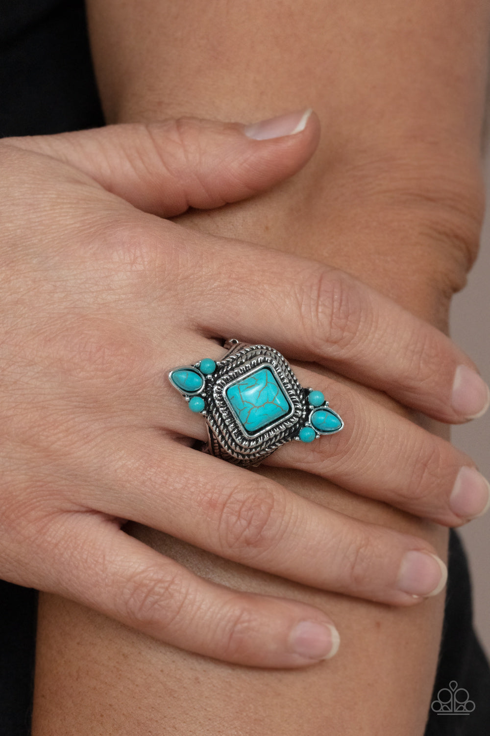 Paparazzi ♥ Mesa Mystic - Blue ♥  Ring