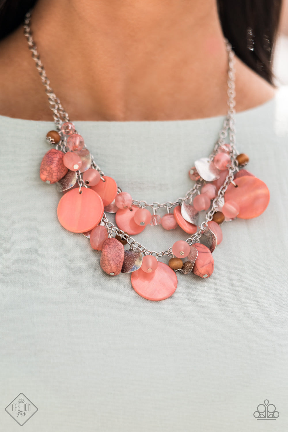 Paparazzi ♥ Spring Goddess - Orange ♥  Necklace