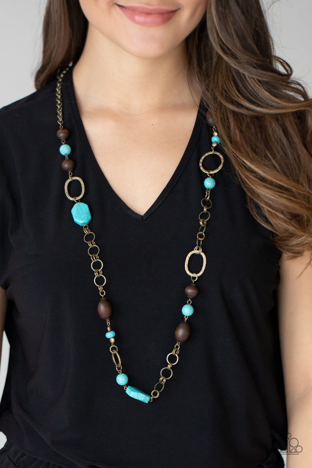 Paparazzi ♥ Prairie Reserve - Brass ♥  Necklace