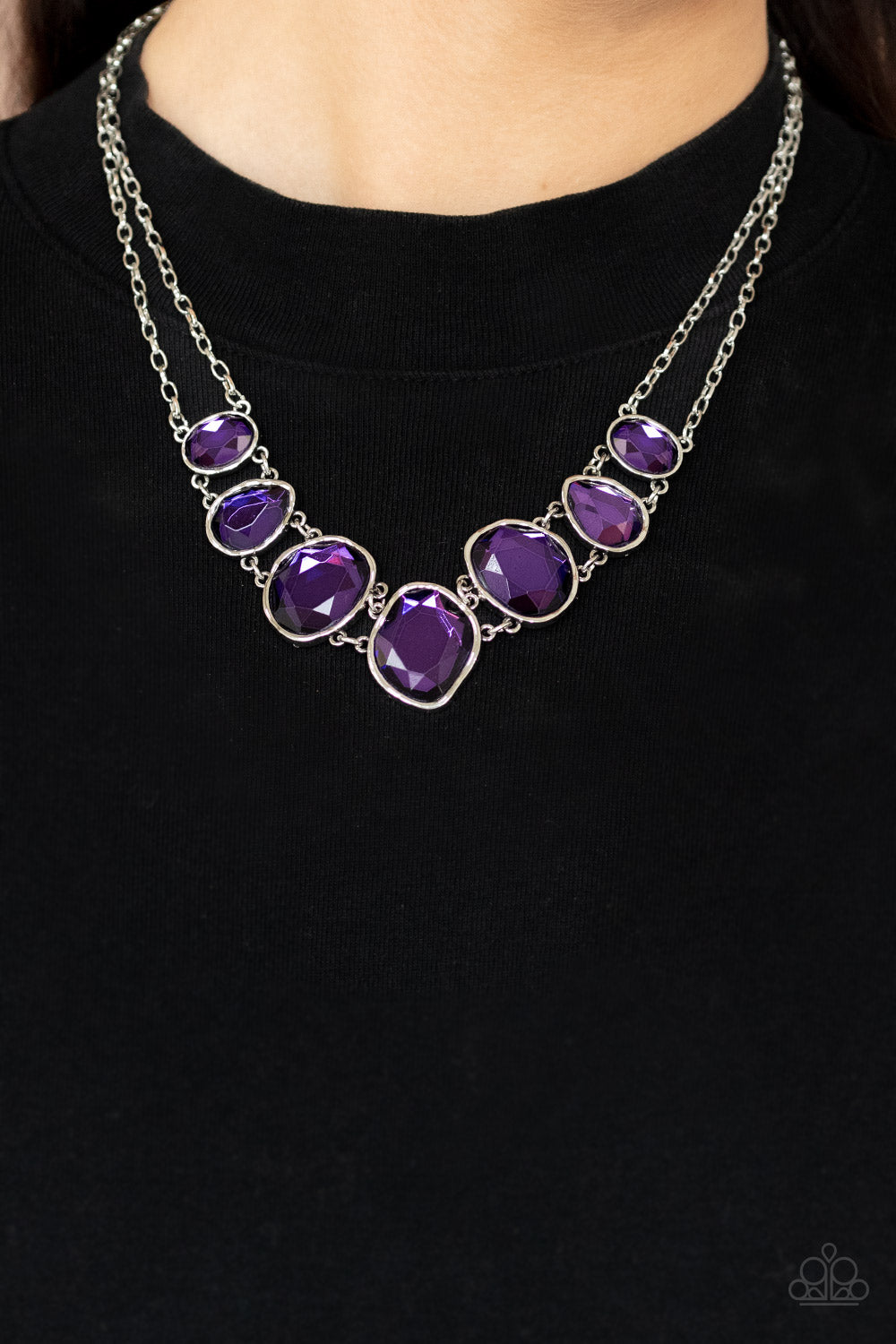 Paparazzi ♥ Absolute Admiration - Purple ♥  Necklace