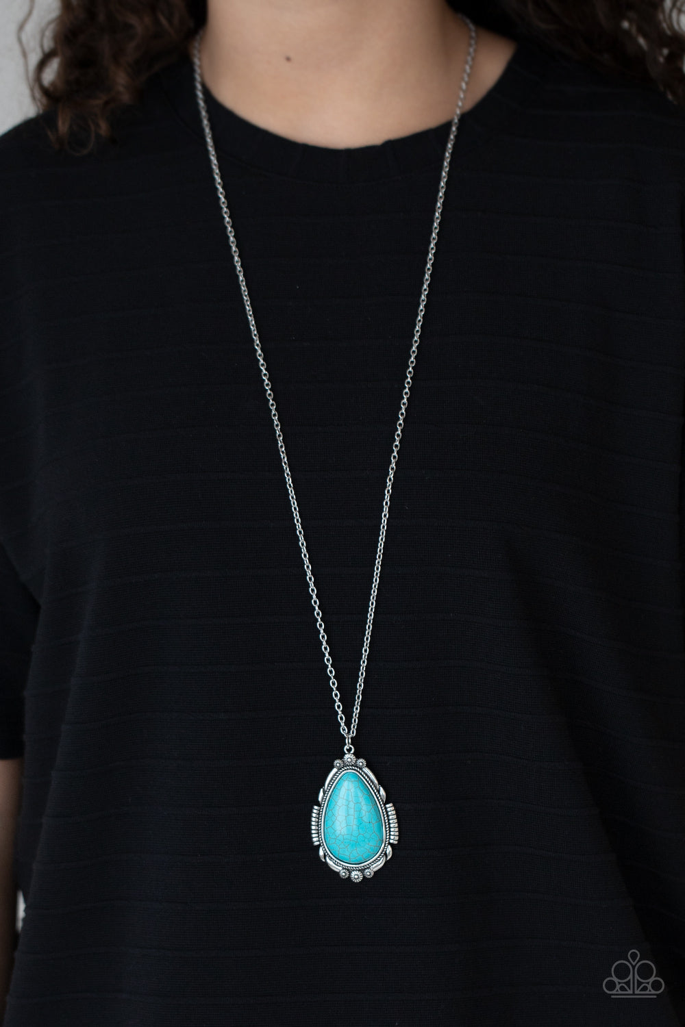 Paparazzi ♥ Western Fable - Blue ♥  Necklace