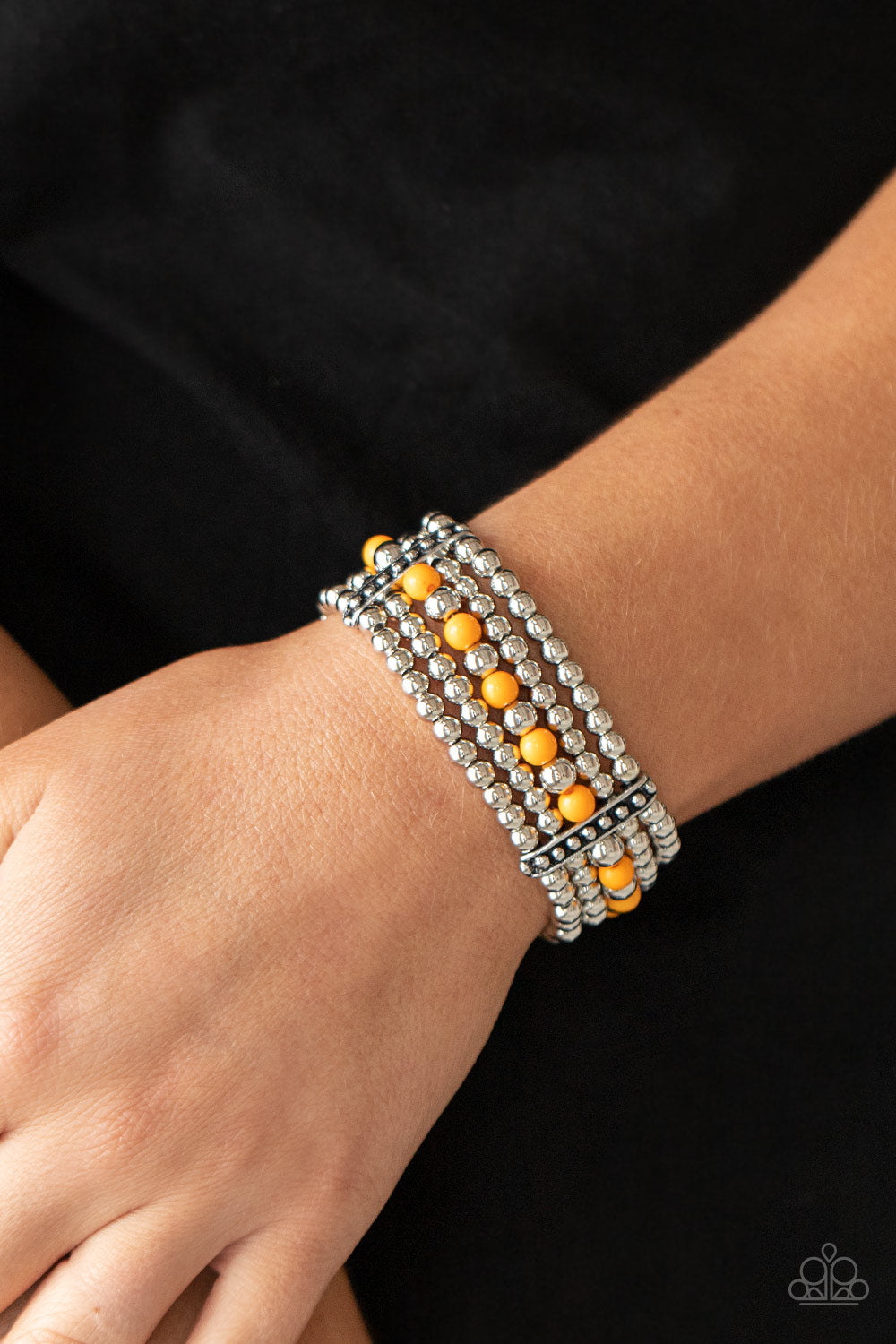 Paparazzi ♥ Gloss Over The Details - Orange ♥  Bracelet