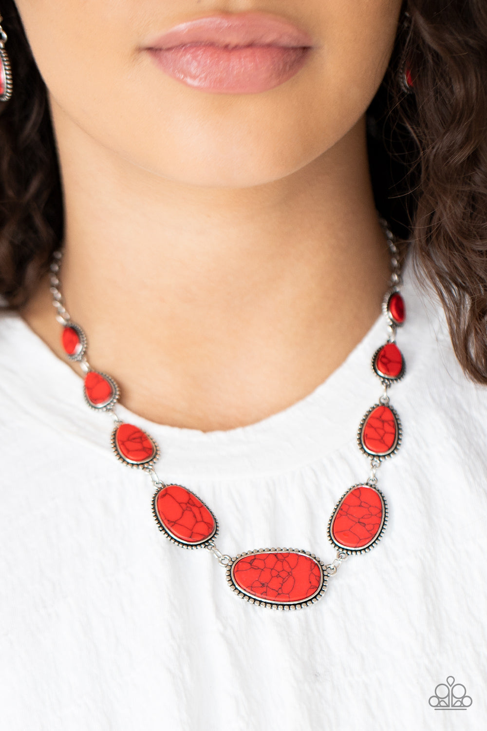 Paparazzi ♥ Elemental Eden - Red ♥  Necklace