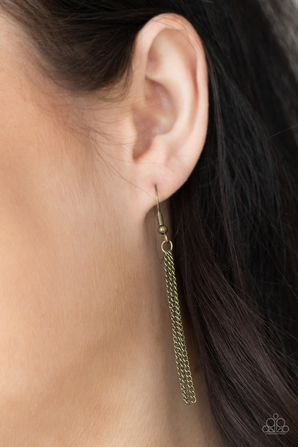 Paparazzi ♥ Hold On To Hope - Brass ♥  Necklace