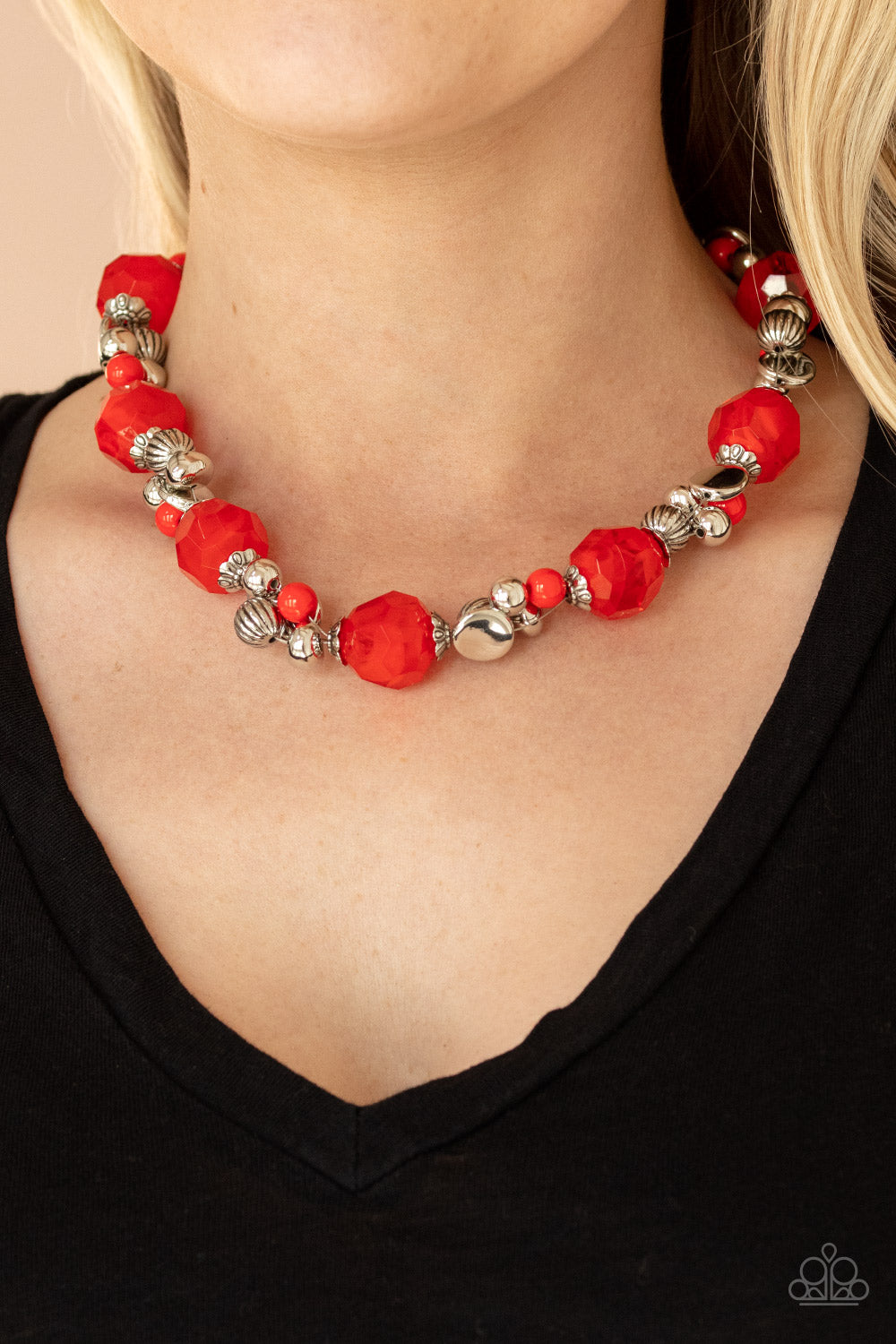 Paparazzi ♥ Vidi Vici VACATION - Red ♥  Necklace