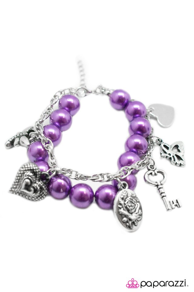 Paparazzi ♥ Oh, So Charming - Purple ♥ Bracelet