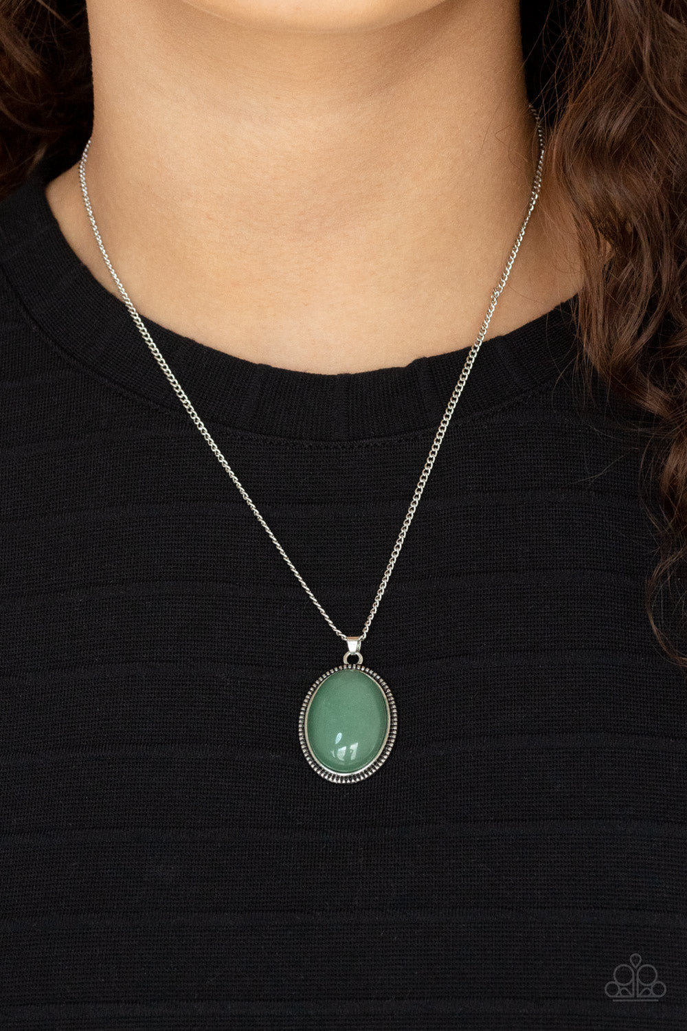 Paparazzi ♥ Tranquil Talisman - Green ♥  Necklace
