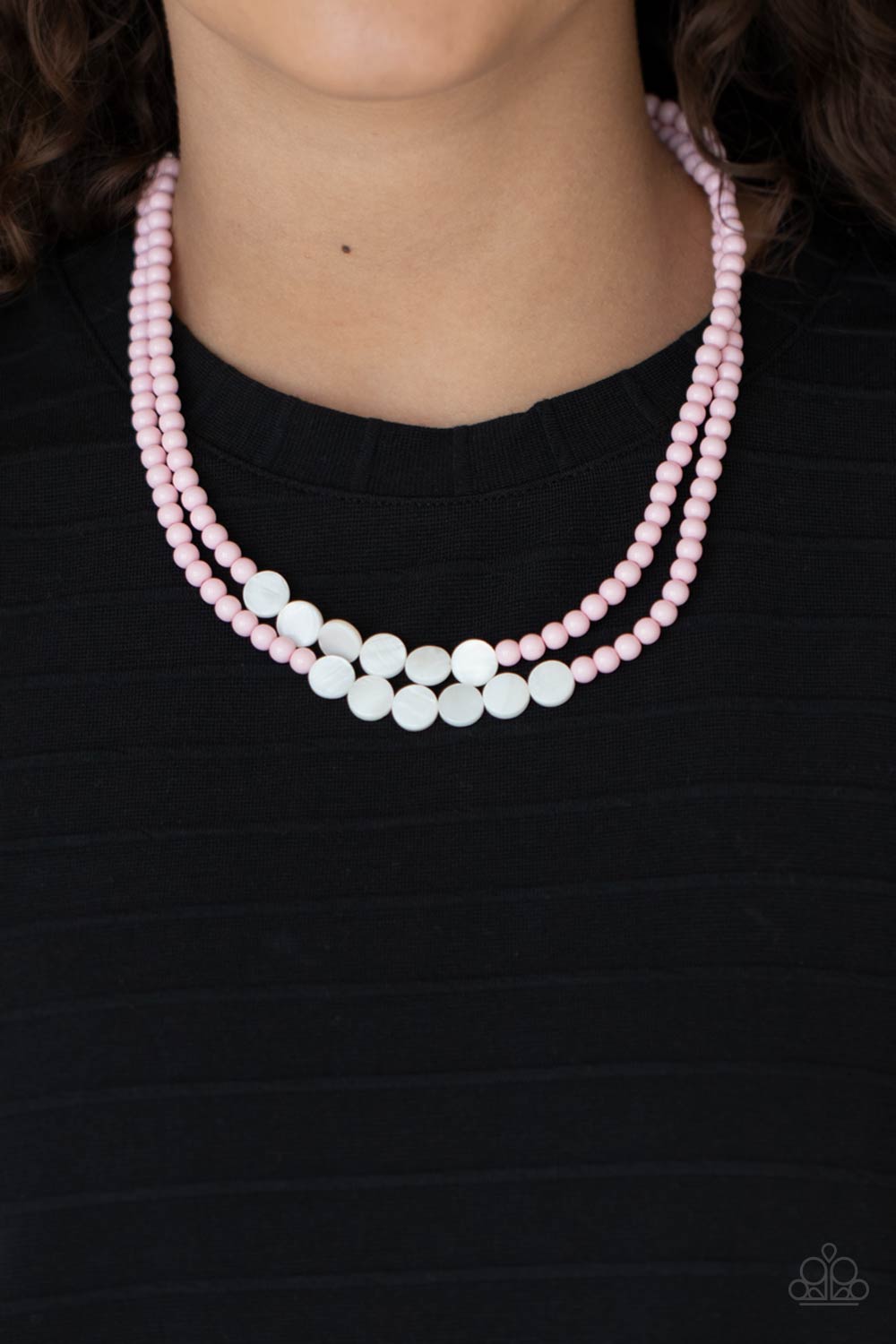 Paparazzi ♥ Extended STAYCATION - Pink ♥  Necklace
