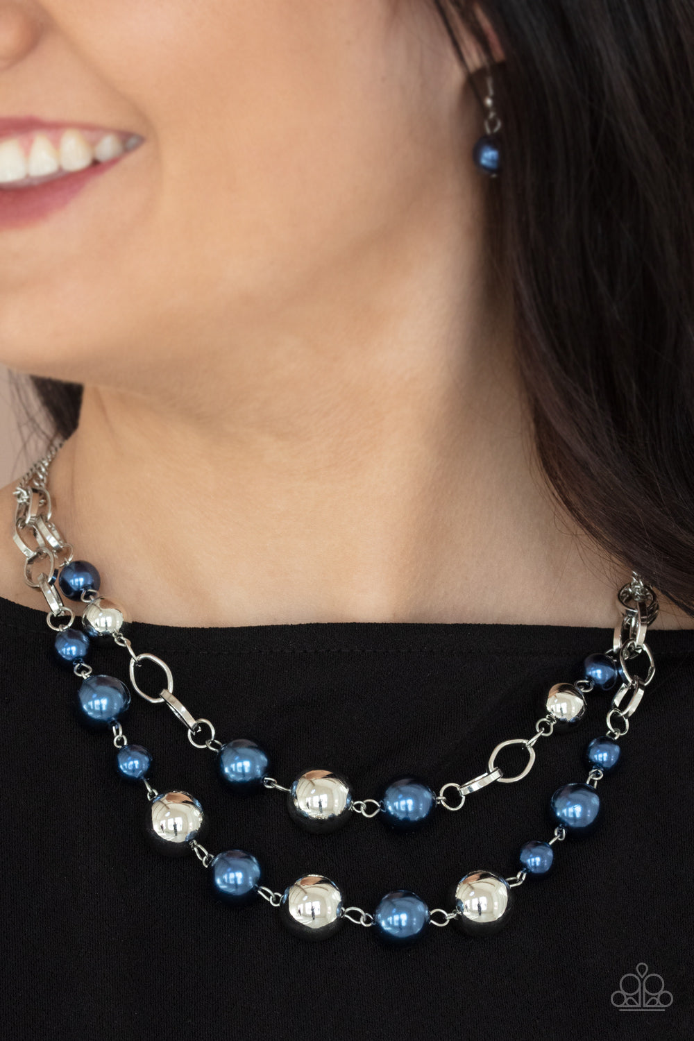 Paparazzi ♥ COUNTESS Your Blessings - Blue ♥  Necklace