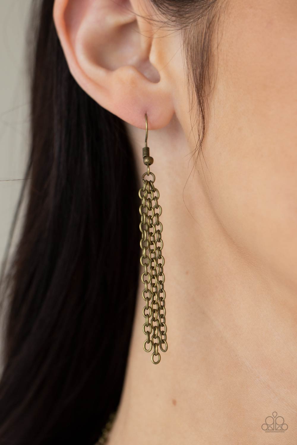 Paparazzi ♥ Tea Party Tease - Brass ♥  Necklace