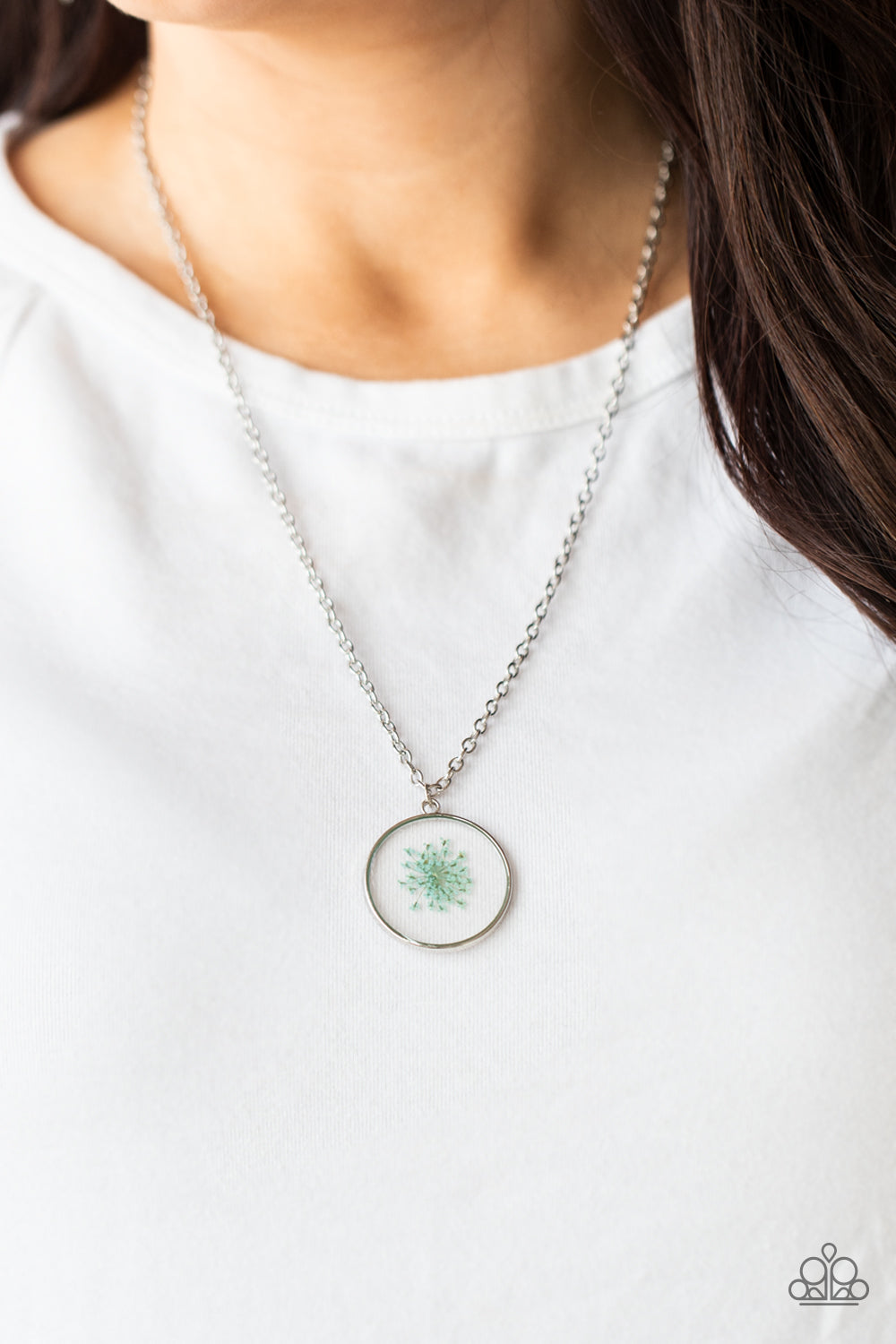 Paparazzi ♥ Tea Party Tease - Blue ♥  Necklace